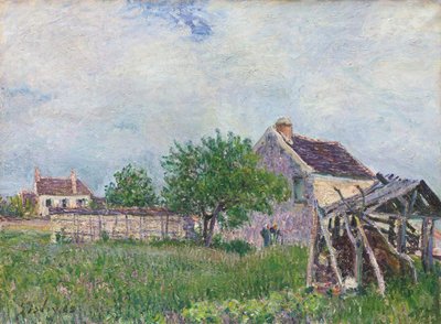 Old Cottage at Sablons by Alfred Sisley